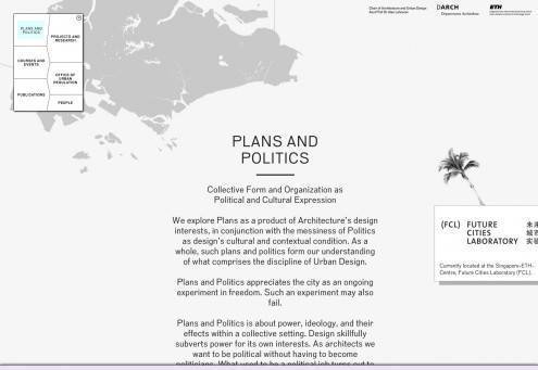 Plans & Politics