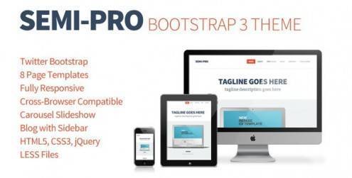 Semi-Pro-Bootstrap-Portfolio-Theme-