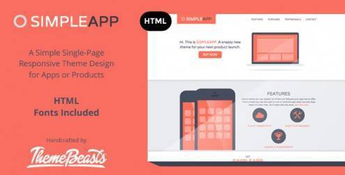 SimpleApp-App-Landing-Page