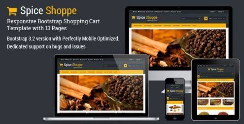 Spice-Shoppe-Bootstrap-Shopping-Cart