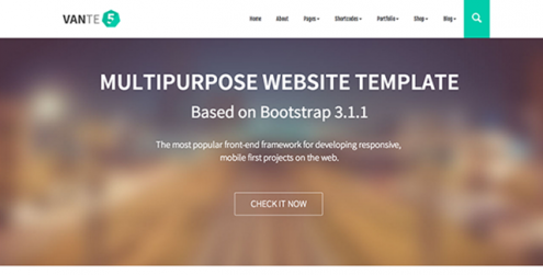 VANTE5-Multipurpose-Bootstrap-Template