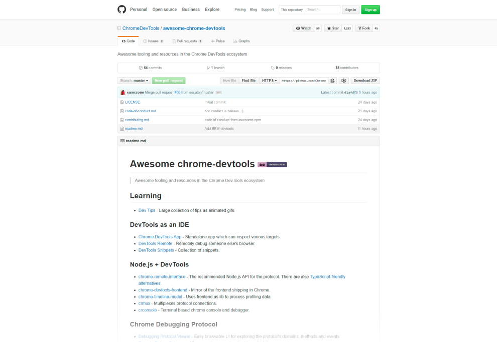 Awesome Chrome Development Tools & Resources 