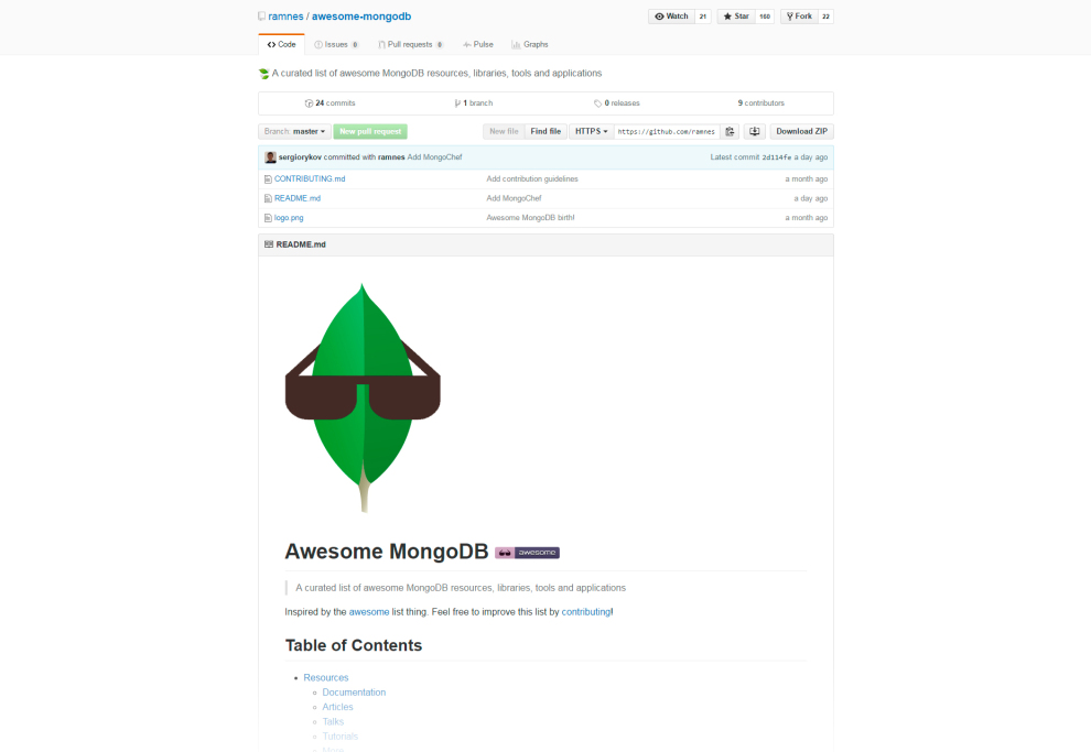Awesome MongoDB Resources, Libraries, Tools, & Applications List 