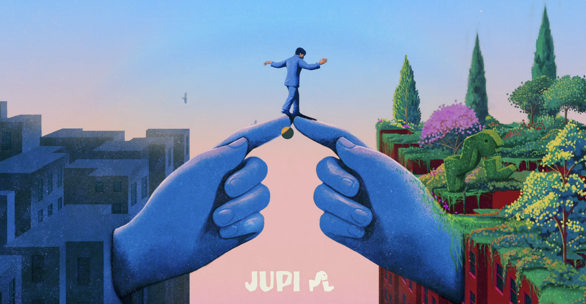 How&How 为 Jupi 设计的超现实品牌视觉