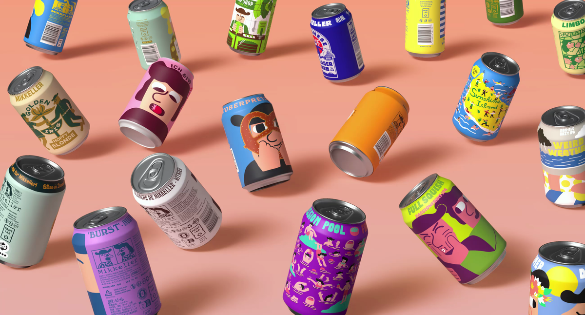 Mikkeller 插画啤酒包装系列